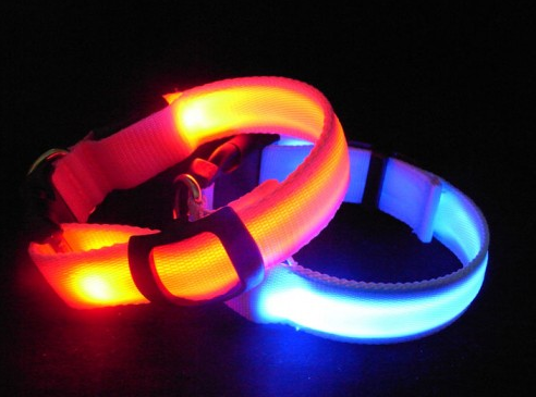 Fluffy Land Rechargeable LED Dog Collar