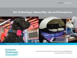 Toys, Smart Feeders and Pet Health Apps are Most Popular Pet Tech